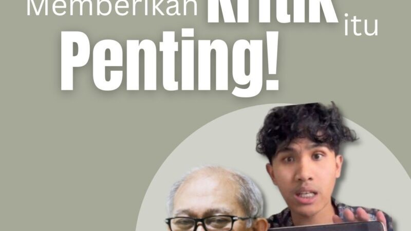 Cara Memberikan Feedback Atau Kritik Konstruktif Di Depan Tim (Tanpa Merasa Tidak Enak)